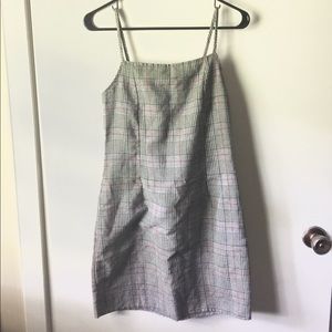 Plaid Spaghetti Strap Dress